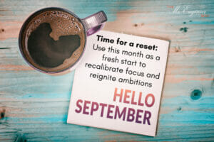 September goal setting Alana M Hill
